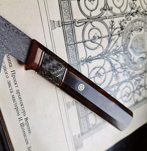 Couteau de chef en acier inoxydable fait main de qualité supérieure, autre manche, lame tranchante comme un rasoir, cuisine de luxe, chasse en plein air, personnalisable OEM - Product Image 2