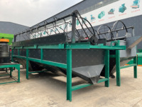Nouvelle usine de criblage de compost d'écran de tambour rotatif électrique à alimentation interne