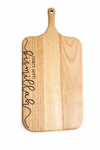 Planche à découper en bois personnalisée avec inscription Bismillah, écologique, plateau de cuisine, décoration de maison islamique de luxe et cadeau - Product Image 2