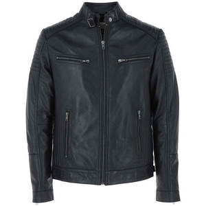 Chaqueta de cuero unisex de alta calidad personalizada, diseño de logotipo personalizado, uso diario de cuero, color personalizado, chaquetas de cuero genuino para hombres - Product Image 1