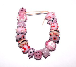 EXCELBEADS FMX Hilos de Cuentas Redondas de 8 Pulgadas para la Fabricación de Joyas (Muchos Colores) - Product Image 1