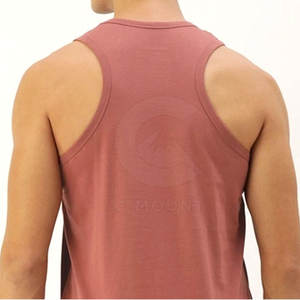 Camiseta sin mangas transpirable de secado rápido al por mayor Camiseta sin mangas de bajo precio Ropa de entrenamiento sin mangas Camiseta sin mangas para hombres - Product Image 5