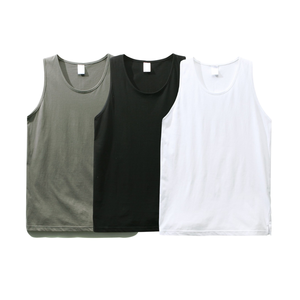 เสื้อกล้ามแขนกุดใหม่สำหรับผู้ชาย100% ซักมือเป็นมิตรกับสิ่งแวดล้อมเสื้อผ้าผู้ชายผ้าฝ้าย2025ผลิตจากเวียดนาม - Product Image 1