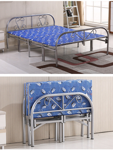 Thiết Kế Mới Gấp Giường Trại Giá Rẻ Gấp Giường Kim Loại Gấp Giường - Product Image 5