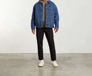 Veste en jean élégante OEM Vestes en jean unisexe décontractées Streetwear avec logo personnalisé pour femmes - Product Image 6