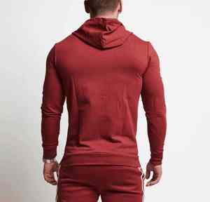 Chándal Deportivo Unisex de Invierno de Alta Calidad, con Capucha y Cremallera Completa, Ropa Deportiva Transpirable y Resistente al Viento, con Logotipo Personalizado para Correr - Product Image 2