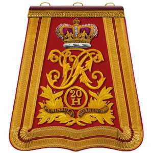 BOLSO BORDADO King Hussars post 1861 Sabretaches of the 20th HAND - Product Image 1