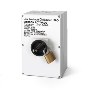 Sectionneur basse tension IMO, interrupteur DC encastré IP66, 6 pôles, 3 chaînes, 55A, 800VDC, SI55-PEL64R-6 - Product Image 2