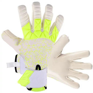 Gants de Football en cuir adultes professionnels pour l'entraînement des gardiens de but Équipement respirant Protection des doigts pour l'entraînement sportif - Product Image 4