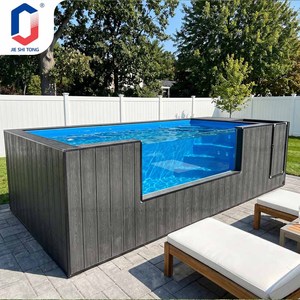 Kit de Piscina de Fibra de Vidrio de Fácil Instalación, Protección UV, Diseño Ecológico para Espacios Exteriores, Piscina de Fibra de Vidrio Estilo Resort para Diversión Familiar - Product Image 5