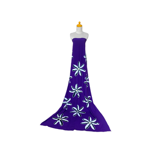 ชุดชายหาดผ้าโสร่งผ้าเรยอน2025ชิ้นเดียวดีไซน์เพ้นท์ลายดอกไม้งานศิลปะดั้งเดิมของช่างฝีมือชาวบาหลี - Product Image 3