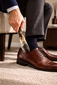 Cuchara para Zapatos de Cuerno de Búfalo Premium, Hecha a Mano, Natural, Duradera, Acabado Liso, Ecológica, de Lujo, Diseño Ergonómico, Regalo - Product Image 4