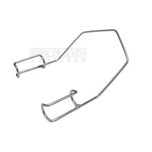 Espéculo Oftálmico Manual Ajustable de Acero Inoxidable, Instrumento Quirúrgico Reutilizable para Cirugía ORL, Marca HERMANN MEDITECH - Product Image 4