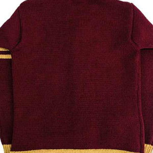 B2B haute qualité col en V acrylique tricots hiver pull décontracté Cardigan broderie bouton avant Applique pour les sororités du collège - Product Image 6