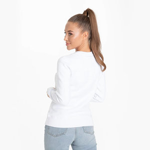 Sudadera de Mujer Más Vendida, 100% Algodón Tejido, Estilo Urbano de Invierno, Color Personalizado, Transpirable, con Abertura Frontal - Product Image 1