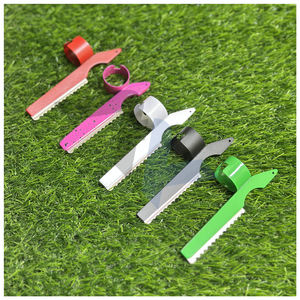 Custom <b>Hair</b> Thinning Razor Stainless Steel Replaceable Blades Barber Trimming Tool Safety Cutting Knife Finger Ring Razor - Product Image 1
