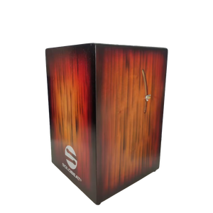 กลองคาฮองไม้ทำมือ SOLOBEAT Aurora Series พร้อมงานศิลปะไล่เฉดสีระดับพรีเมียม หนังกลองหนังแกะ ควบคุมเสียงได้ดี ทำจากไม้เมเปิล - Product Image 1