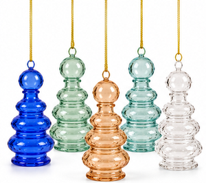 Ornements de Noël en verre de luxe, décorations artisanales pour la maison, décorations de Noël à collectionner - Product Image 1