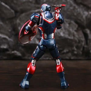 Figura de Juguete de Plástico de Iron Patriot de Marvel, 17 cm, Nuevo Personaje de Dibujos Animados para Decoración y Promoción, Viene en Caja - Product Image 6