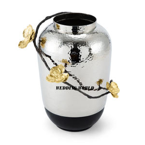 แจกันดอกไม้โลหะออกแบบด้วยมือแจกันดอกไม้สไตล์คลาสสิก - Product Image 6