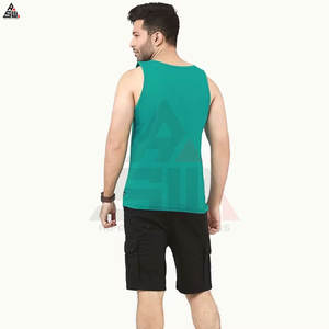 Nouveau design décontracté, vêtements de sport tricotés, coupe régulière, débardeur sans manches en coton/bambou pour homme, été, respirant, séchage rapide, meilleur choix - Product Image 2