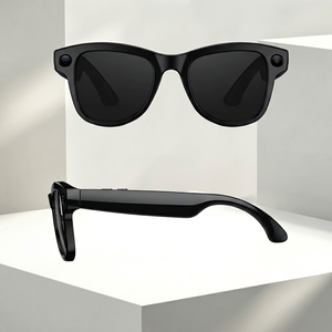 Lunettes intelligentes M02 avec caméra vidéo 4K, commande vocale, lecteur de musique, étui de charge et manuel - Product Image 4