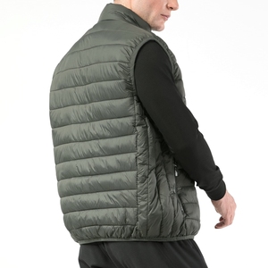 Personalizado de los hombres de invierno sin mangas de cuello alto de punto Gillet chaqueta impermeable a prueba de viento transpirable Spandex/poliéster High Street - Product Image 2