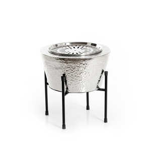 Nouveau foyer à bois extérieur et intérieur plaqué argent foyer de taille personnalisée de qualité supérieure pour la vente à chaud avec support - Product Image 1