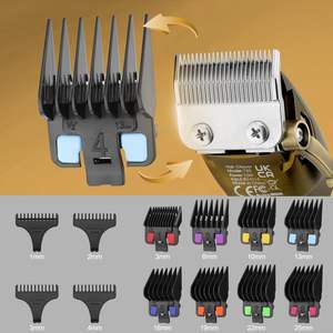 Afeitadora Eléctrica Inalámbrica Profesional, Set de Recortadora de Pelo y Barba para Hombre - Product Image 1
