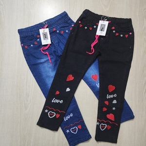 Pantalon cargo d'été en coton et élasthanne écologique pour filles Bangladesh surplus pour tout-petits vêtements pour enfants vente en gros - Product Image 3