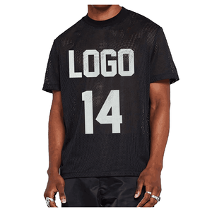 Vente en gros de motifs personnalisés, maillot à la mode imprimé, t-shirt de sport en maille pour le football, t-shirt en polyester personnalisé, t-shirt pour hommes - Product Image 6