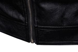 แจ็กเก็ตหนังผู้ชายเสื้อแจ็คเก็ตนักขี่จักรยานหนังวัวแท้ | เสื้อแจ็กเก็ตมอเตอร์ไซค์แบบคลาสสิก - Product Image 3