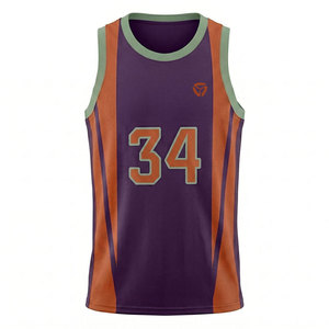 Maillot de basket-ball élégant pour hommes, tissu léger et respirant, coupe confortable, design sans manches pour l'entraînement - Product Image 1
