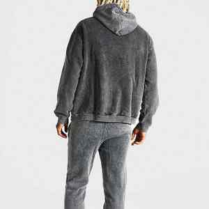 Survêtement personnalisé de haute qualité, délavé à l'acide, conçu pour le confort, la performance et une finition délavée moderne, idéal pour les séances de sport - Product Image 2