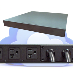 PDU Inteligente Neutro 30A 115V 8 Tomas NEMA5-15 20R Entrada Dual L5-30P por Toma con Interruptor y Monitor de Transferencia FCC - Product Image 1