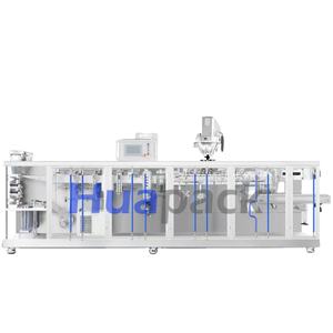 Electric Pet Food Beverage Pouch Packing Machine Pump Automatic High Productivity Flat Bottom <b>Stand</b>-up Zipper Pouch PA/PE/PP - Product Image 3