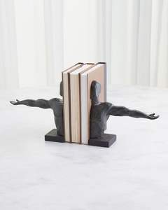 Serre-livres en aluminium pour décoration de table, pièces d'exposition pour sculpture de bureau à la maison - Product Image 2