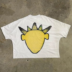 T-shirt col rond en coton mélangé pour hommes, en polyester, logo imprimé personnalisable avec sublimation T-shirts personnalisés - Product Image 1