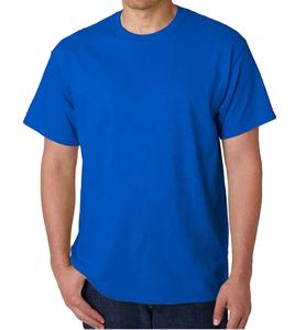 Impression à la demande tricotée vierge col rond hommes 100% coton t-shirt impression personnaliser Logo T-Shirt uni t-shirts pour sérigraphie - Product Image 6