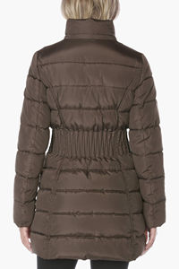 Women's Winter Breathable <b>Fleece</b> Padded Outwear Coat Long Hooded Parka Cotton <b>Lining</b> Warm Puffer <b>Jacket</b> Casual Oversized Canvas - Product Image 6