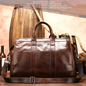 Leather Weekender <b>Bag</b> Handbag Messenger <b>Travel</b> Duffel <b>Bags</b> for <b>Men</b> Women - Product Image 5