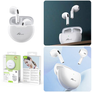 Audífonos Inalámbricos Bluetooth HOME Digitalome EP-058 In-Ear TWS con Micrófono para Gaming y Deportes, Blancos, a Prueba de Agua, Material de PC - Product Image 3