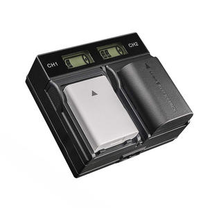 Chargeur de batterie pour appareil photo LCD à double emplacement avec protection OTP et OVP Entrée 100-240V pour <span class=keywords><strong>Canon</strong></span> et pour écran LCD <span class=keywords><strong>D</strong></span>-LI92 Sony 90B - Product Image 4