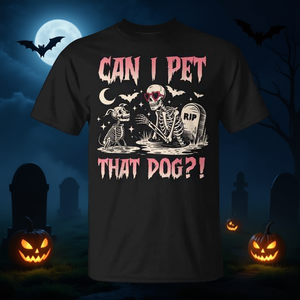 Maglietta Costume Scheletro di Cane per Halloween - Promozione Speciale - Adatta anche per animali domestici? - Product Image 3