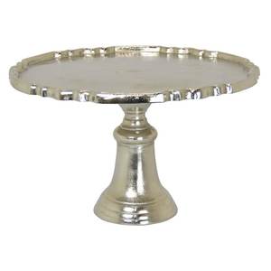 AK Latón Atractivo Anillo Estilos Soporte de pastel de metal con revestimiento en polvo Acabado Soporte de pastel decorativo para el hogar/restaurante - Product Image 3