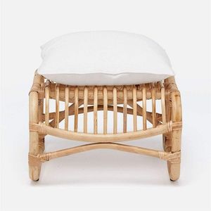 New Arrival Rattan Ottomans Handwicker Follow Retro Style Suitable for <b>Outdoor</b> Chill Party in the Terrace or Picnic From Vietnam - Product Image 3
