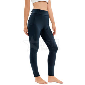 Pantalones de montar Pantalones Skinny Horse Sport Mujer Ejercicio Pantalones de cintura alta Legging ecuestre - Product Image 2