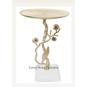 Aluminum Gold Plated Home Coffee Side Table Top Selling <b>Decorative</b> Furniture <b>Accessories</b> Wedding and Events Side Coffee Table - Product Image 2