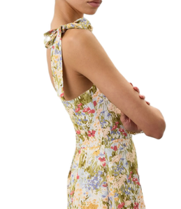 Robe jaune à nœud et coupe ample de qualité exportée pour un confort quotidien disponible au meilleur prix depuis l'Inde - Product Image 5