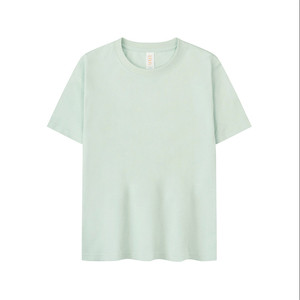 205 Gsm 100% Coton 17 Couleurs Manches Courtes Haute Qualité Oem logo Personnalisé T-shirt Unisexe pour hommes - Product Image 2